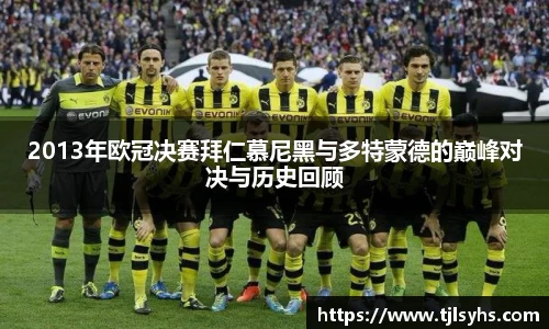 2013年欧冠决赛拜仁慕尼黑与多特蒙德的巅峰对决与历史回顾